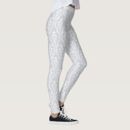 Korte en witte damesgrils leggings