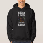Korte en zoete maar ook sassy Funny Dachshund Dog Hoodie (Voorkant)