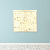 Korte Franse rivieren Canvas Afdruk (Insitu (Houten vloer))