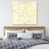 Korte Franse rivieren Canvas Afdruk (Insitu (Slaapkamer))