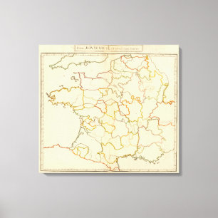 Korte Franse rivieren Canvas Afdruk