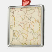 Korte Franse rivieren Metalen Ornament (Links)