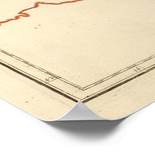 Korte Franse rivieren Poster (Hoek)