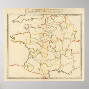 Korte Franse rivieren Poster