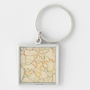 Korte Franse rivieren Sleutelhanger