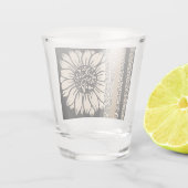 Korte glazen: Zonnebloem Safari Shot Glas (Achterkant)