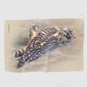 Korte hagel met woeste in de moerassen golfhanddoek (Horizontaal)