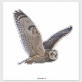 Korte hagel, op maat gesneden vinylsticker sticker (Vel)