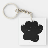 Korte handtekening afdrukken sleutelhanger (Voorkant)