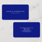 Korte hoek — minimumaantal voor Phthalo Blue Profe Visitekaartje (Voorkant / Achterkant)