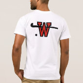 Korte hoes T-Shirt van WFHA Bella Canvas (Achterkant)