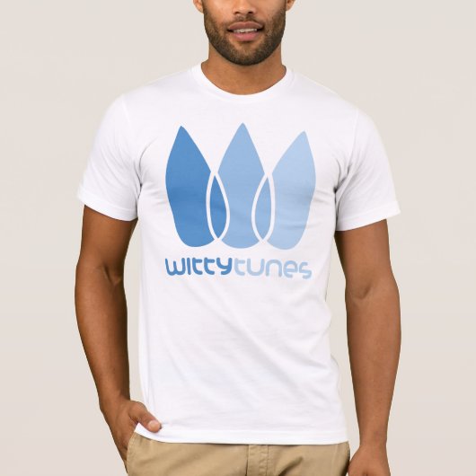 Korte hoes voor Witty Tunes T-shirt (Voorkant)