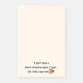 Korte Humor van de Spaaneekhoorn Post-it® Notes (Voorkant)