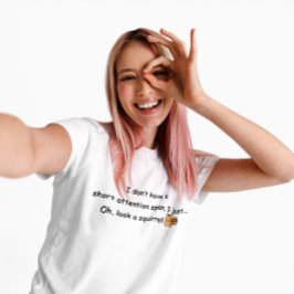 Korte Humor van de Spaaneekhoorn T-shirt