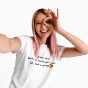 Korte Humor van de Spaaneekhoorn T-shirt