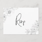 Korte illustratie van flessen RSVP Uitnodiging Briefkaart (Voorkant)