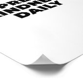 Korte inspirerend noteringen, dagelijks motivatie poster (Hoek)