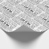 Korte Inspirerende Citaten Op Wit Cadeaupapier (Hoek)