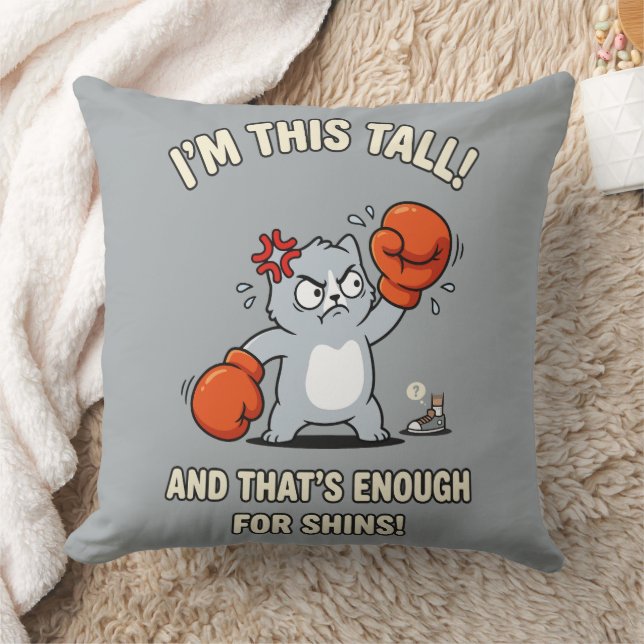 Korte Kattenbokshandschoenen Grappige schenen Kussen (Deken)
