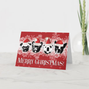 KORTE KERST Kaart (groot - 7 "x5")