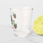 Korte kerstbril shot glas (Rechts)