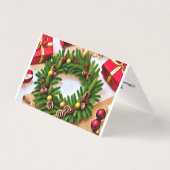 Korte kerstgroeten, wensen & Schattigee berichten Kaart (Achterkant)