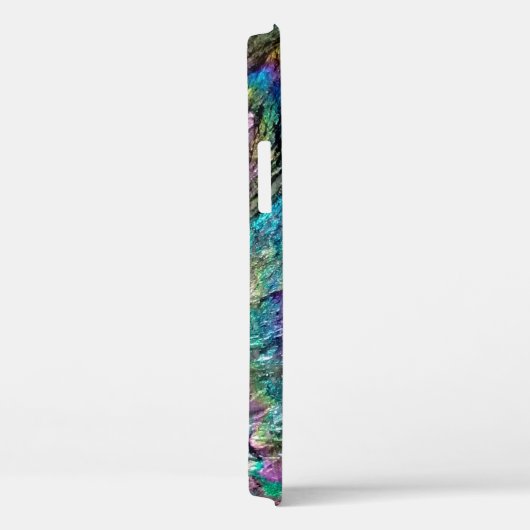 Korte kleurige iPhone abstracte patroonsteen Case-Mate iPhone Case (Achterkant / Rechts)