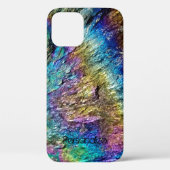 Korte kleurige iPhone abstracte patroonsteen Case-Mate iPhone Case (Achterkant)