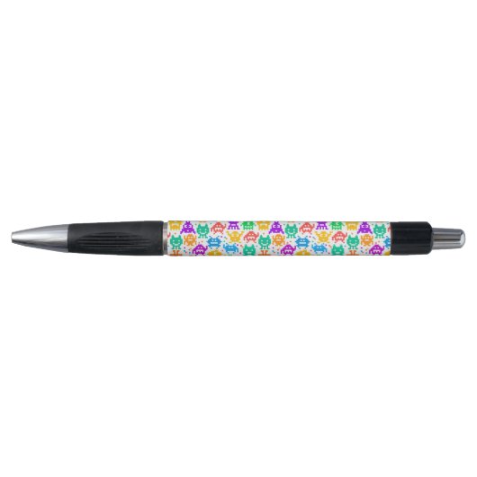 Korte kleurrijke pixelmonsters pen (Voorkant)
