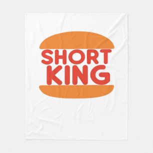 Korte Koning Grappig Minimaal Design Fleece Deken
