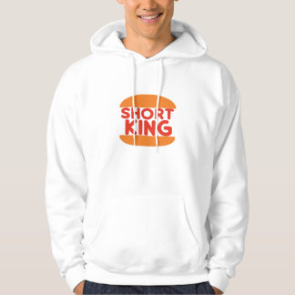 Korte Koning Grappig Minimaal Design Hoodie