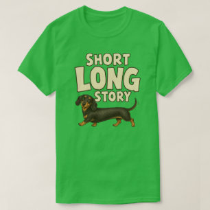 Korte Lange Verhaal Dachshund Hond Liefhebber Cade T-shirt