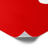 Korte, lelijke 矮 丑 Chinese Hanzi MEME Poster (Hoek)