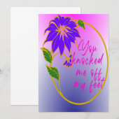 Korte liefdesgedichten voor een geheime crush bedankkaart (Voorkant / Achterkant)