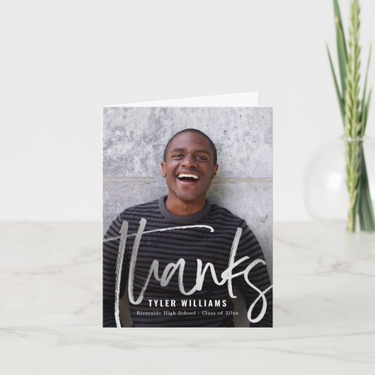 Korte lijnen Modern Afstuderen Bedankt voor je cre (Voorkant)