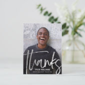 Korte lijnen Modern Afstuderen Dank u Briefkaart (Staand voorkant)