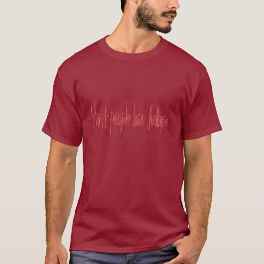 Korte mensen - Donker T-shirt (Voorkant)