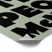 Korte Mensen Nugget Grappig Bord Poster (Hoek)