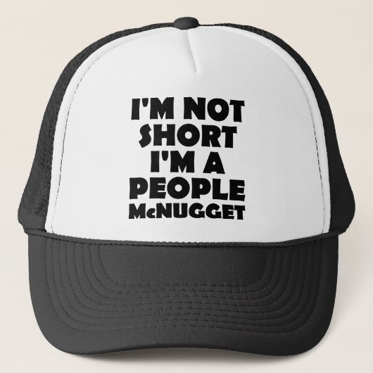 Korte Mensen Nugget Grappige Balpet Cap Trucker Ho Pet (Voorkant)