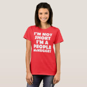 Korte Mensen Nugget Grappige T-Shirt (Voorkant volledig)
