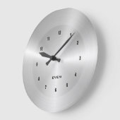 Korte metalen achtergrond grote klok (Hoek)