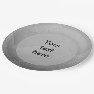 Korte, moderne metalen zilver, alle tekst papieren bordje