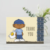 Korte mouwen Dank je kaart (Staand voorkant)