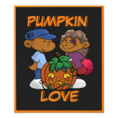 Korte mouwen | Pompoen Liefde Poster (Voorkant)