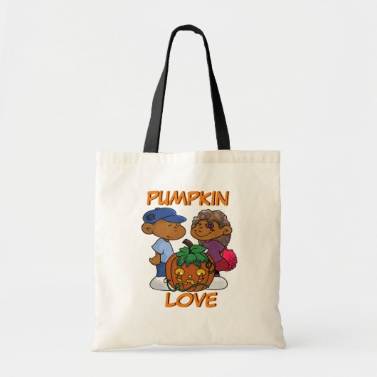 Korte mouwen | Pompoenliefde Tote Bag (Voorkant)