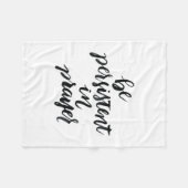 Korte offertes: Blijf bij het gebed. Fleece Deken (Voorkant (Horizontaal))