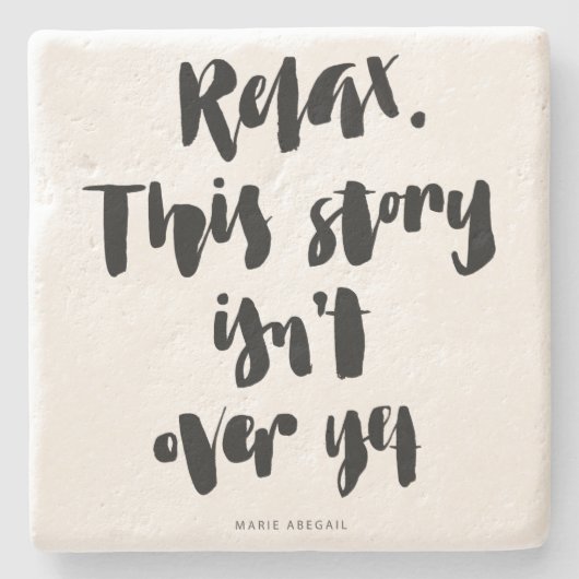 Korte offertes: Rustig maar. Dit verhaal is nog ni Stenen Onderzetter (Voorkant)