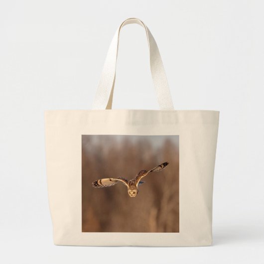 Korte oormodder naar de grond duiken grote tote bag (Voorkant)