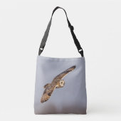 Korte oranje bij de Graslanden van Shawangunk Crossbody Tas (Achterkant)