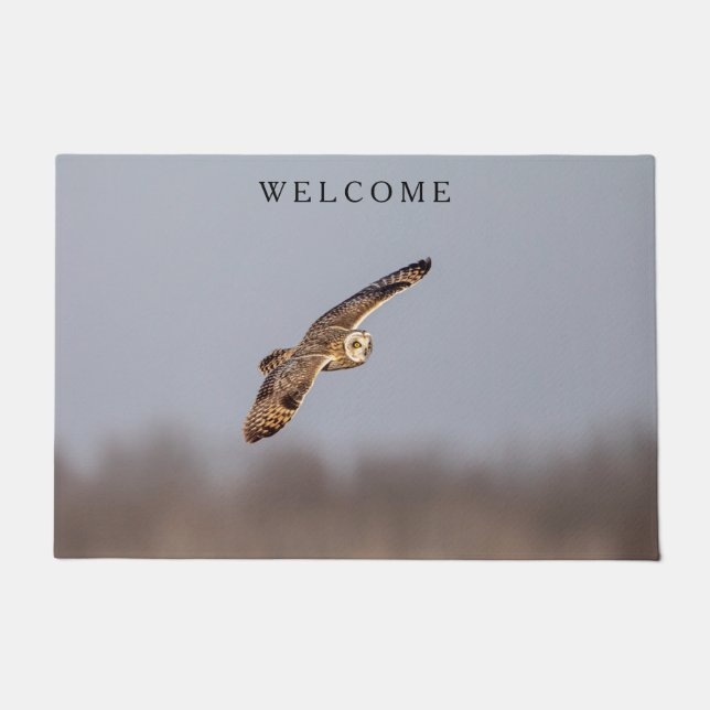 Korte oranje bij de Graslanden van Shawangunk Deurmat (Voorkant)